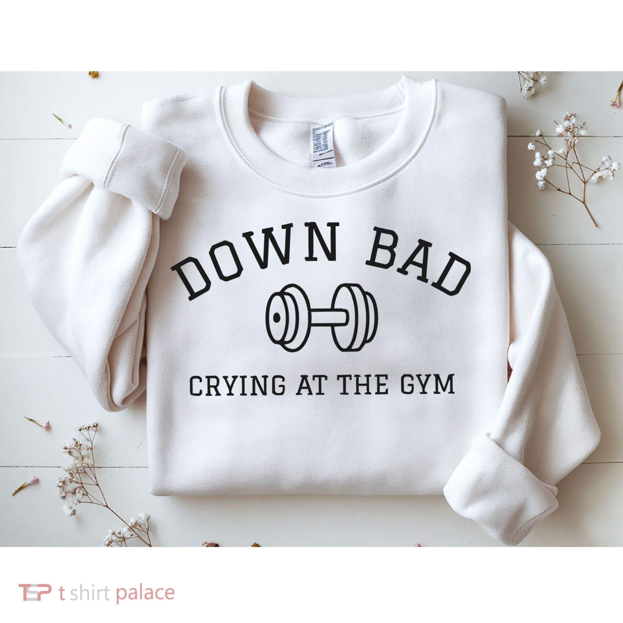Down Bad Crying At The Gym Ttpd Sweatshirt