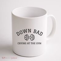 Down Bad Crying At The Gym Ttpd Coffee Mug thumb 1