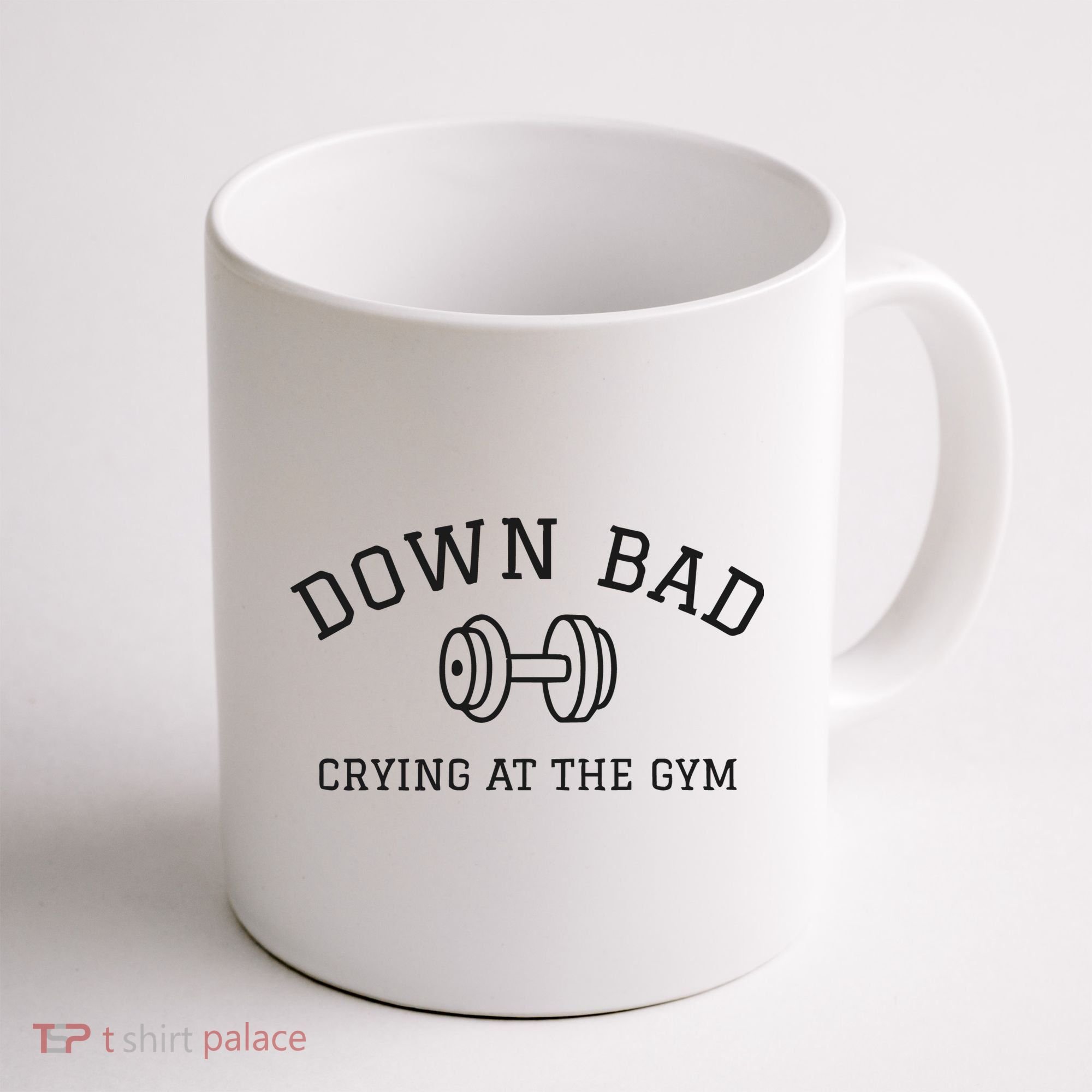 Down Bad Crying At The Gym Ttpd Coffee Mug