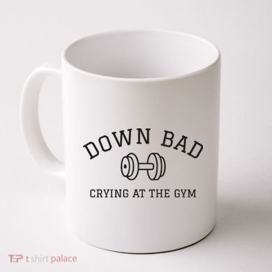 Down Bad Crying At The Gym Ttpd Coffee Mug