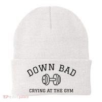 Down Bad Crying At The Gym Ttpd Beanie thumb 0