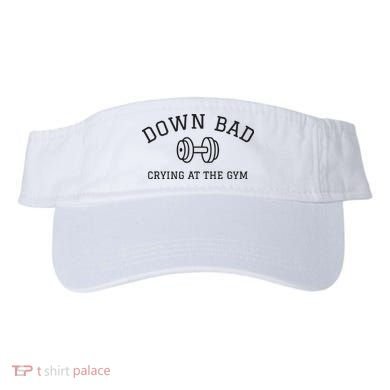 Down Bad Crying At The Gym Ttpd Visor
