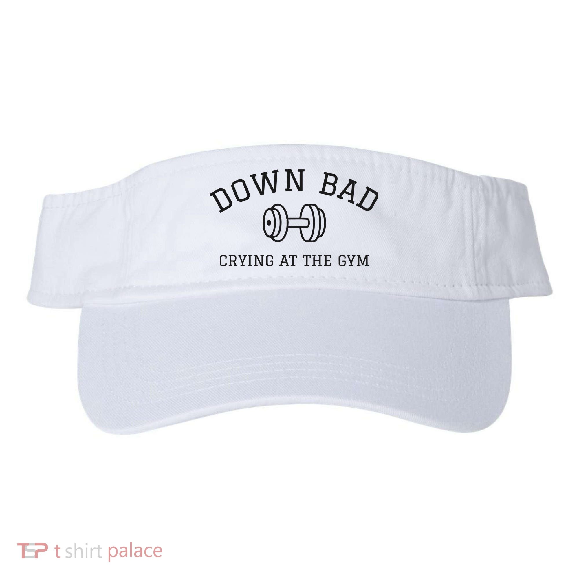 Down Bad Crying At The Gym Ttpd Visor