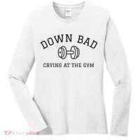 Down Bad Crying At The Gym Ttpd Women's Long Sleeve Shirt thumb 0