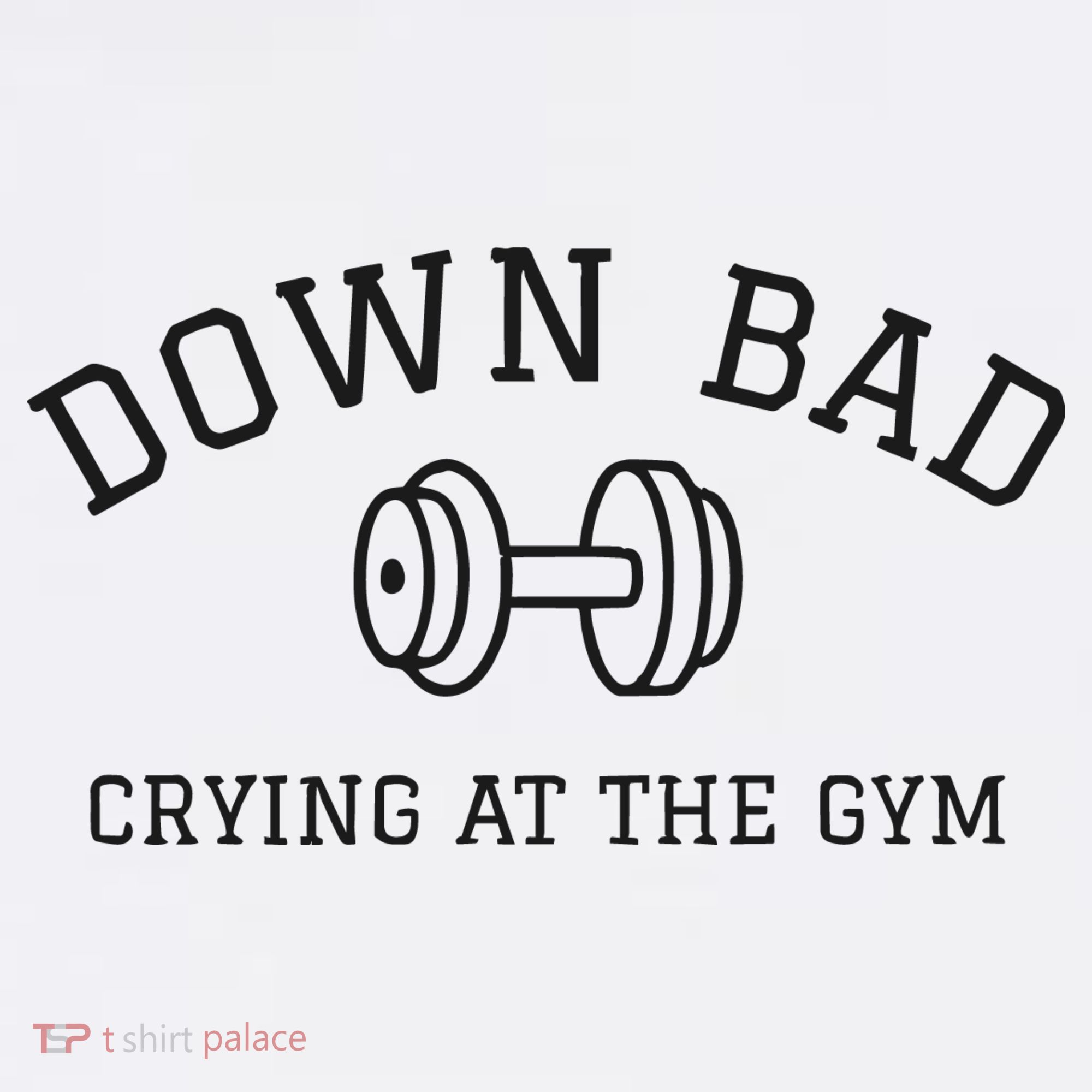 Down Bad Crying At The Gym Ttpd Kids Sweatshirt