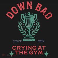 Down Bad Crying At The Gym Since 1989 Ttpd Apron thumb 3