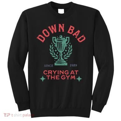 Down Bad Crying At The Gym Since 1989 Ttpd Sweatshirt