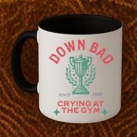 Down Bad Crying At The Gym Since 1989 Ttpd Coffee Mug thumb 2