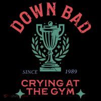 Down Bad Crying At The Gym Since 1989 Ttpd Women's Hoodie thumb 2