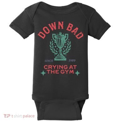 Down Bad Crying At The Gym Since 1989 Ttpd Baby Bodysuit