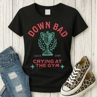 Down Bad Crying At The Gym Since 1989 Ttpd Women's T-Shirt thumb 3