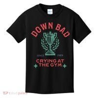 Down Bad Crying At The Gym Since 1989 Ttpd Kids T-Shirt thumb 0