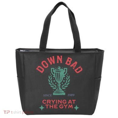 Down Bad Crying At The Gym Since 1989 Ttpd Tote Bag