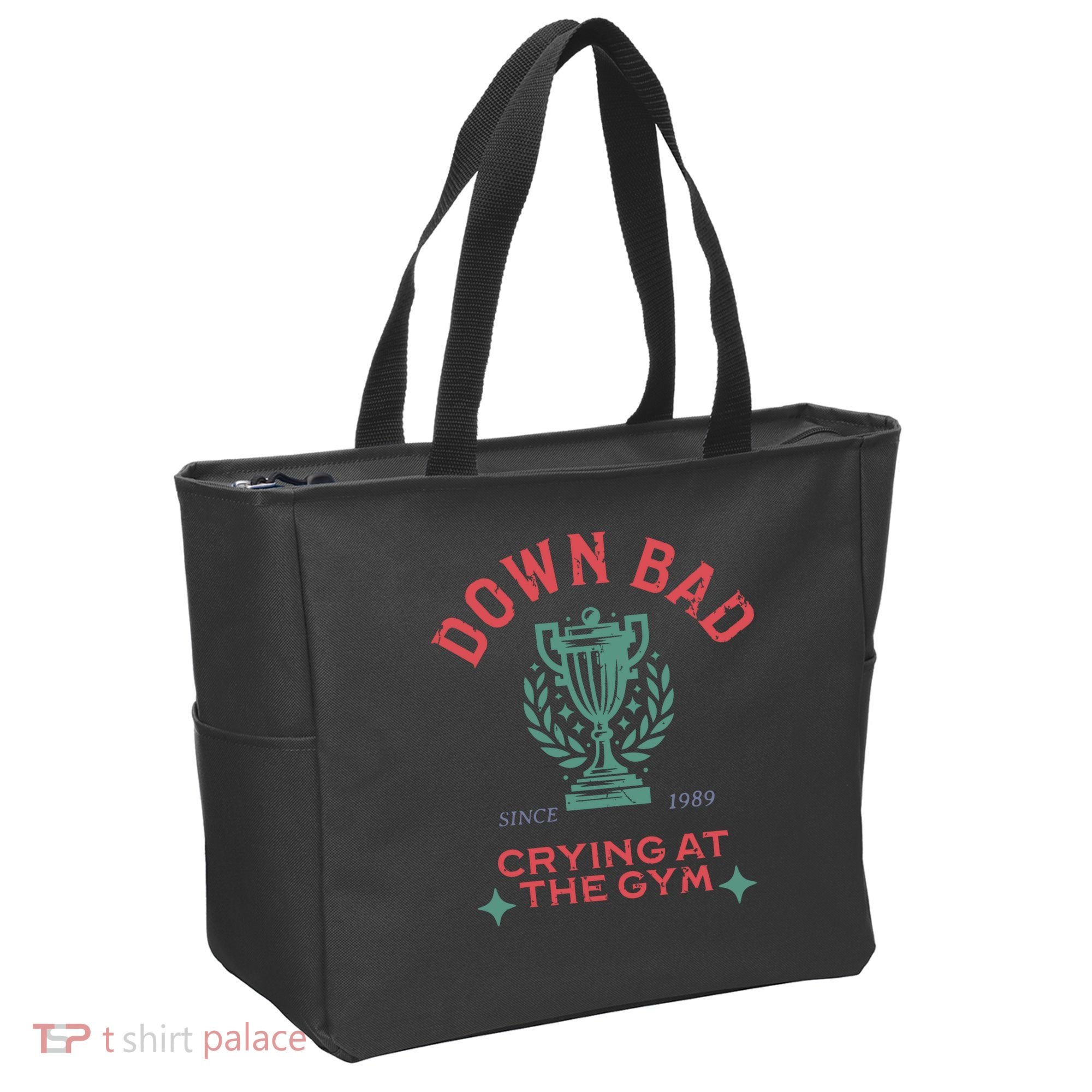 Down Bad Crying At The Gym Since 1989 Ttpd Tote Bag