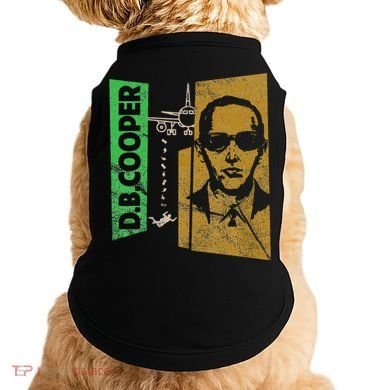 D. B. Cooper Skyjacker Hijack Retro 60s Style Graphic Doggie Tank