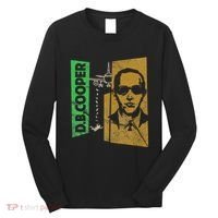D. B. Cooper Skyjacker Hijack Retro 60s Style Graphic Long Sleeve Shirt thumb 0