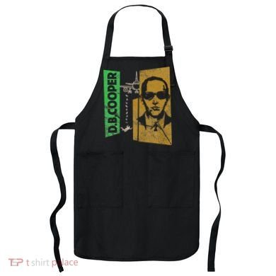 D. B. Cooper Skyjacker Hijack Retro 60s Style Graphic Apron