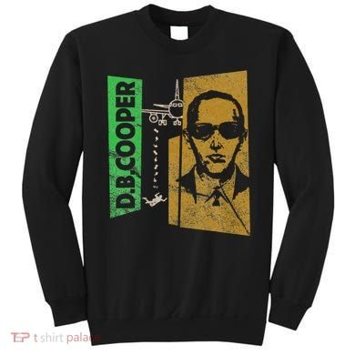 D. B. Cooper Skyjacker Hijack Retro 60s Style Graphic Sweatshirt