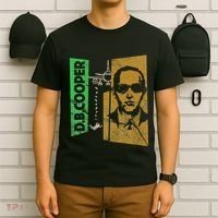 D. B. Cooper Skyjacker Hijack Retro 60s Style Graphic T-Shirt thumb 6