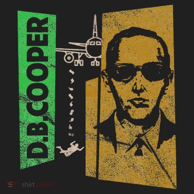 D. B. Cooper Skyjacker Hijack Retro 60s Style Graphic District V.I.T. Heavyweight Hoodie