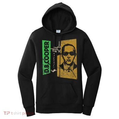 D. B. Cooper Skyjacker Hijack Retro 60s Style Graphic Women's Hoodie