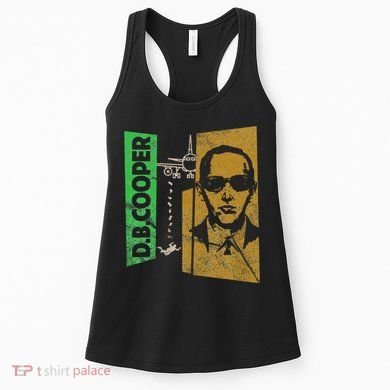 D. B. Cooper Skyjacker Hijack Retro 60s Style Graphic Women's Tank Top