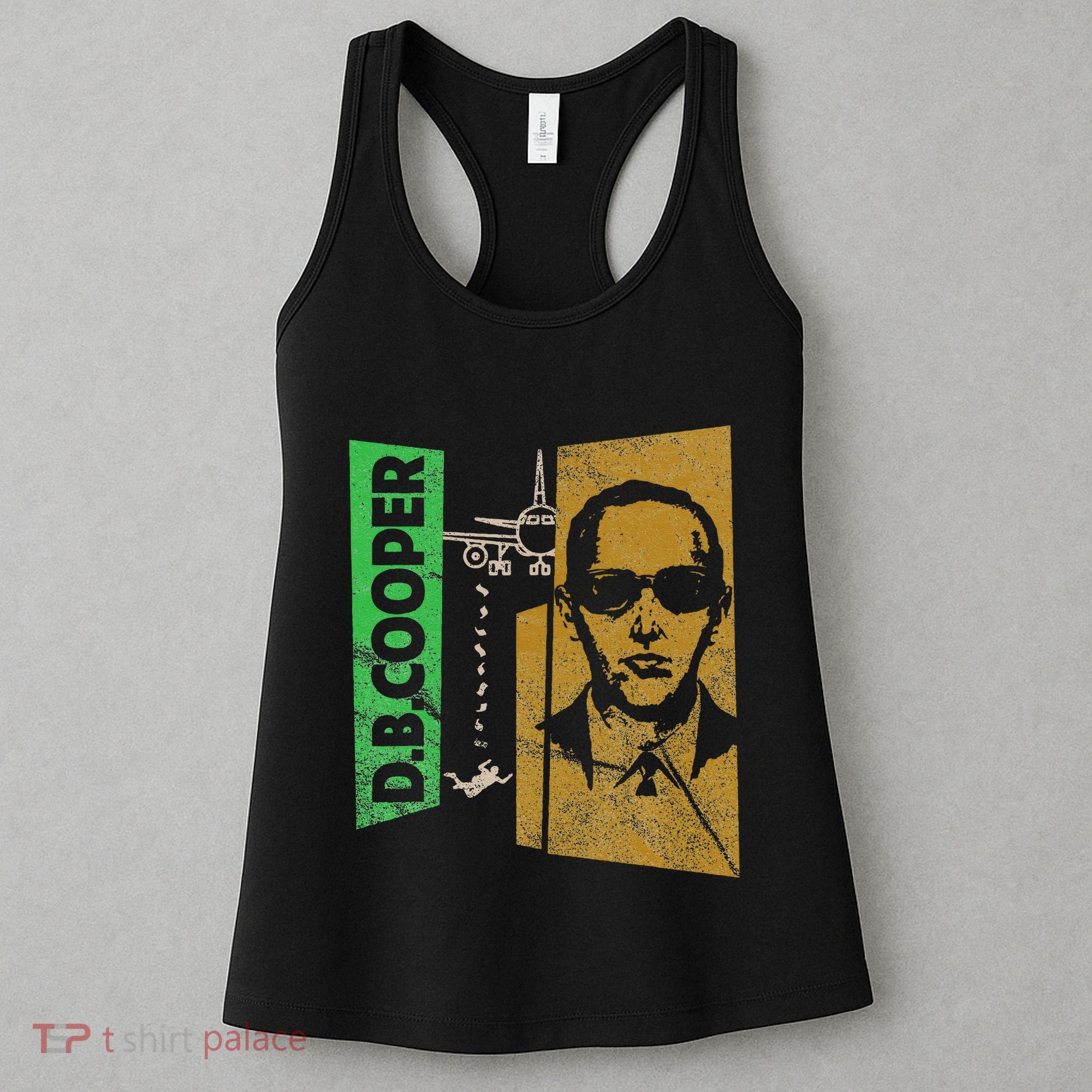 D. B. Cooper Skyjacker Hijack Retro 60s Style Graphic Women's Tank Top