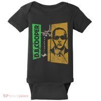 D. B. Cooper Skyjacker Hijack Retro 60s Style Graphic Baby Bodysuit thumb 0