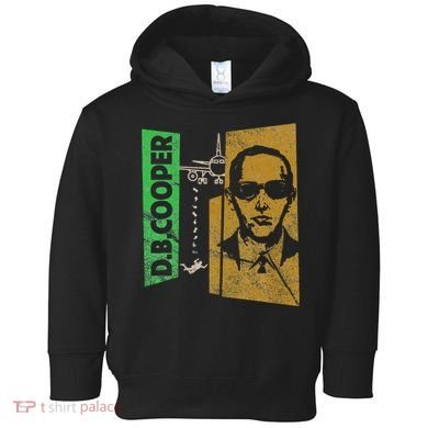 D. B. Cooper Skyjacker Hijack Retro 60s Style Graphic Toddler Hoodie