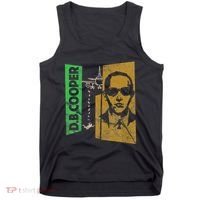D. B. Cooper Skyjacker Hijack Retro 60s Style Graphic Tank Top thumb 0