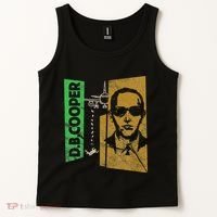 D. B. Cooper Skyjacker Hijack Retro 60s Style Graphic Tank Top thumb 2