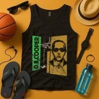 D. B. Cooper Skyjacker Hijack Retro 60s Style Graphic Tank Top thumb 4