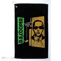 D. B. Cooper Skyjacker Hijack Retro 60s Style Graphic Golf Towel thumb 0