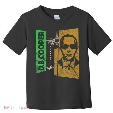 D. B. Cooper Skyjacker Hijack Retro 60s Style Graphic Toddler T-Shirt