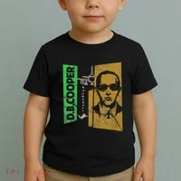 D. B. Cooper Skyjacker Hijack Retro 60s Style Graphic Toddler T-Shirt thumb 2