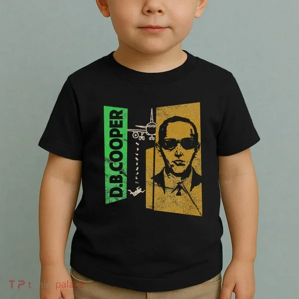 D. B. Cooper Skyjacker Hijack Retro 60s Style Graphic Toddler T-Shirt