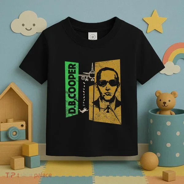 D. B. Cooper Skyjacker Hijack Retro 60s Style Graphic Toddler T-Shirt
