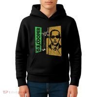 D. B. Cooper Skyjacker Hijack Retro 60s Style Graphic Kids Hoodie thumb 4