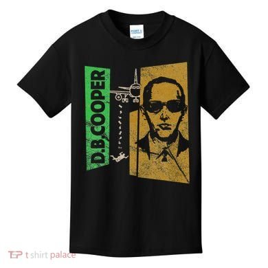 D. B. Cooper Skyjacker Hijack Retro 60s Style Graphic Kids T-Shirt