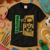 D. B. Cooper Skyjacker Hijack Retro 60s Style Graphic Kids T-Shirt thumb 3