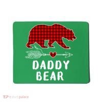 Daddy Bear Christmas Pajama Red Plaid Buffalo Xmas Mousepad thumb 0