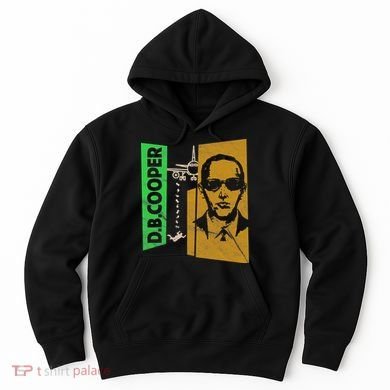 D B Cooper Skyjacker Hijack Retro 60s Style Graphic Hoodie