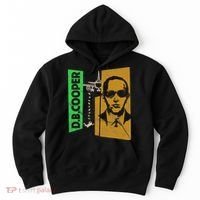 D B Cooper Skyjacker Hijack Retro 60s Style Graphic Hoodie thumb 0