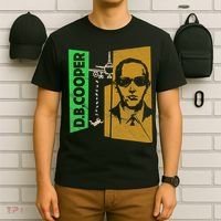 D B Cooper Skyjacker Hijack Retro 60s Style Graphic T-Shirt thumb 6