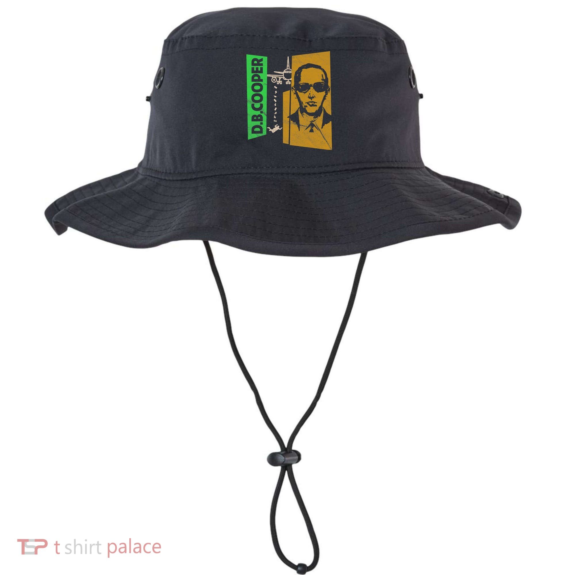 D B Cooper Skyjacker Hijack Retro 60s Style Graphic Bucket Hat