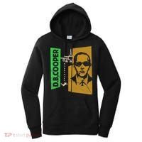 D B Cooper Skyjacker Hijack Retro 60s Style Graphic Women's Hoodie thumb 0