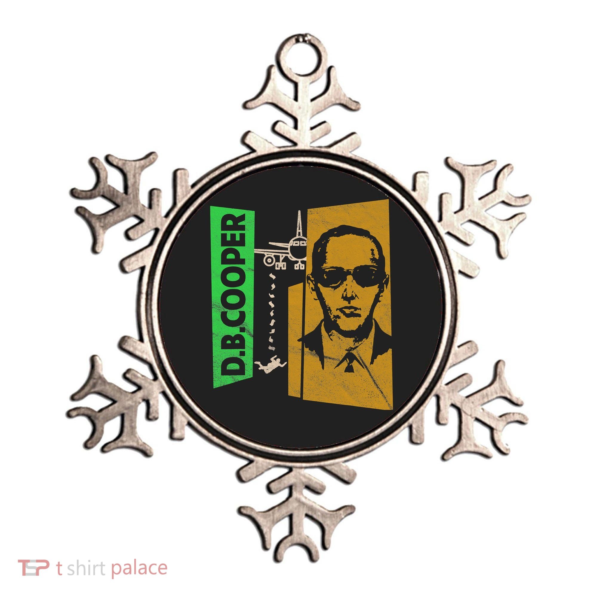 D B Cooper Skyjacker Hijack Retro 60s Style Graphic Ornament