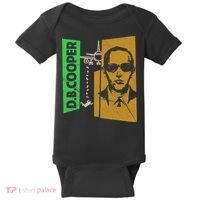 D B Cooper Skyjacker Hijack Retro 60s Style Graphic Baby Bodysuit thumb 0