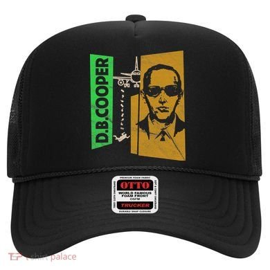 D B Cooper Skyjacker Hijack Retro 60s Style Graphic Hat