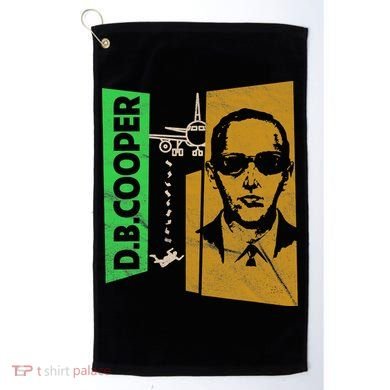 D B Cooper Skyjacker Hijack Retro 60s Style Graphic Golf Towel